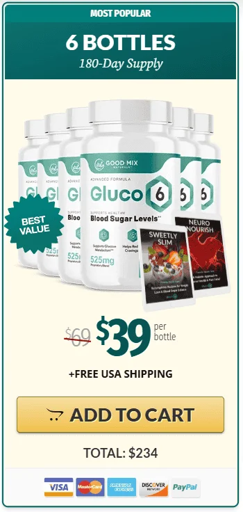 Gluco6 price 6 bottle